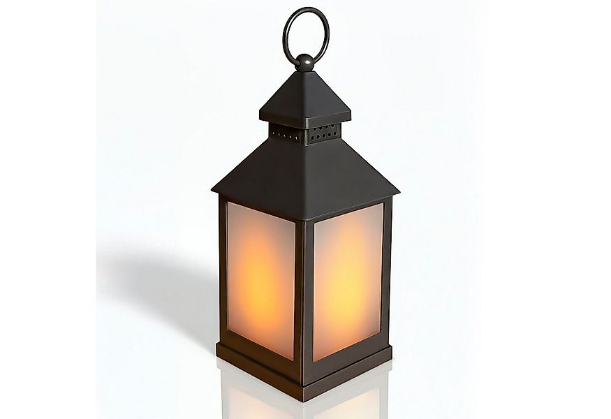 EAXUS LED Laterne Sturmlaterne mit Flammeneffekt Kerze - Wohnzimmer & Garte günstig online kaufen