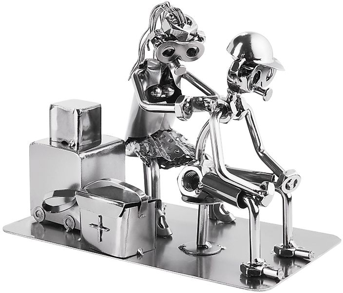 BRUBAKER Dekofigur Metallskulptur Schraubenmännchen Tätowierer (Tattoo günstig online kaufen