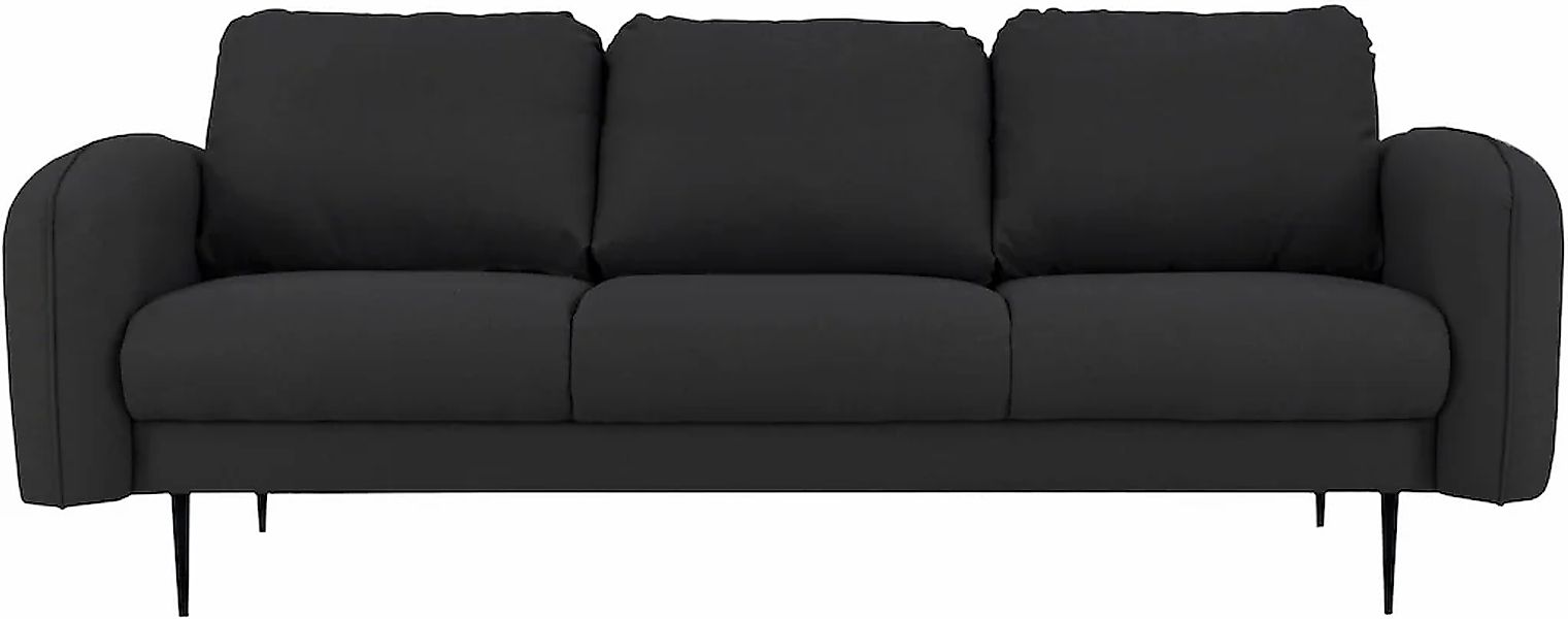 Home affaire 3-Sitzer "Skidi" mit losen Rückenkissen und Keder oben auf der günstig online kaufen