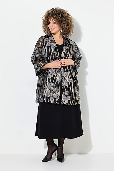 Ulla Popken Sommerjacke Spitzen-Jacke offene Jacke günstig online kaufen