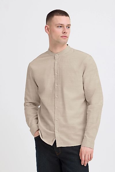 Blend Langarmhemd "BHDaris" Meliertes Langarmhemd mit Mandarinkragen günstig online kaufen