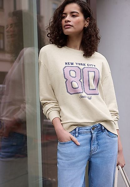 STREET ONE STUDIO Sweatshirt Rundhalsausschnitt günstig online kaufen