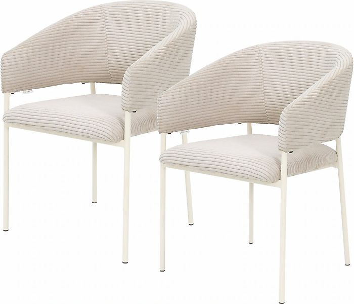 TOM TAILOR HOME Armlehnstuhl "EMBRACE ARMCHAIR", (Set), 2 St., Breitcord, E günstig online kaufen