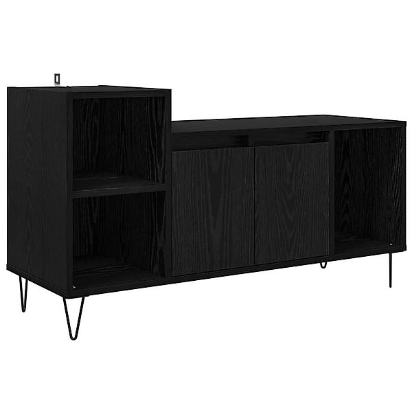 vidaXL TV-Schrank Schwarz Eichen-Optik 100 x 35 x 55 cm Holzwerkstoff 88272 günstig online kaufen