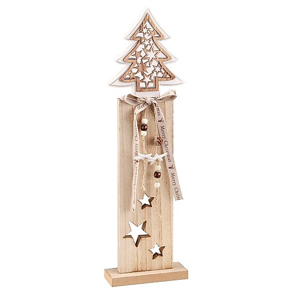 Gravidus Weihnachtsfigur Deko Holzsäule Tannenmotive Weihnachten günstig online kaufen