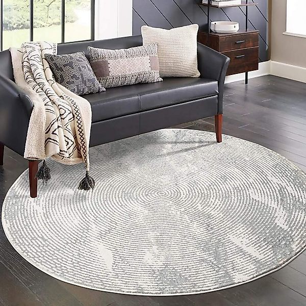 Carpet City Teppich »ANTIK481«, rund, 10 mm Höhe, Kurzflor, 3D-Optik, Klass günstig online kaufen