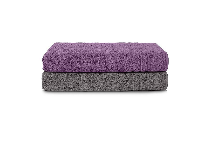 Komfortec Saunatuch Frotte aus 100% Baumwolle, Frottee (Packung, 2-St), 80x günstig online kaufen