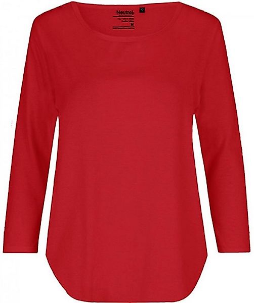 Neutral Langarmshirt Damen Three Quarter Sleeve T-Shirt - 3/4-Ärmel günstig online kaufen