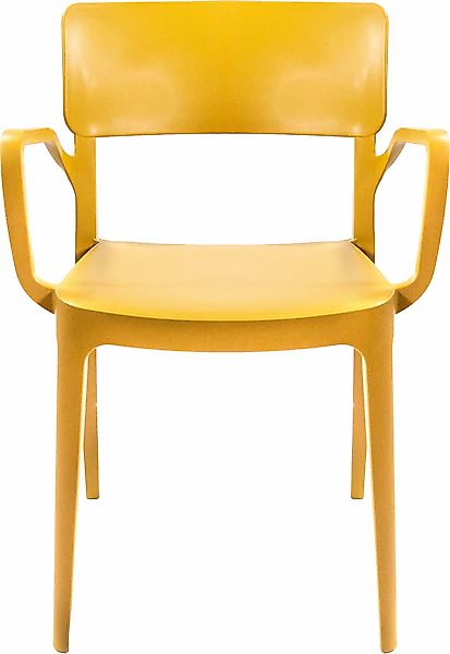 Essentials Gartenstuhl »Wing«, 1 St., senf, Stapelstuhl Kunststoff günstig online kaufen