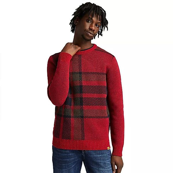 Timberland Plaid Ek+ Pullover XL Scarlet Sage YD günstig online kaufen