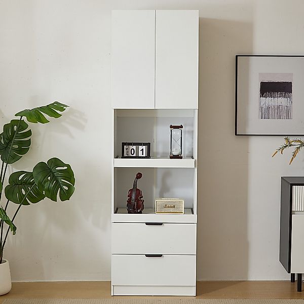 Ulife Hochschrank Küchenschränke, Lagerschränke, Multifunktionsschränke 2 günstig online kaufen