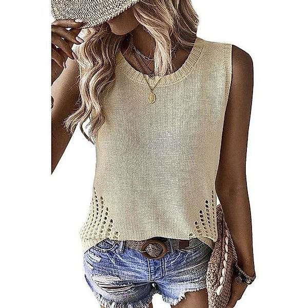 YRIIOMO Tanktop Damen Freizeitpullover mit lockerem Schnitt, modischen Cut günstig online kaufen