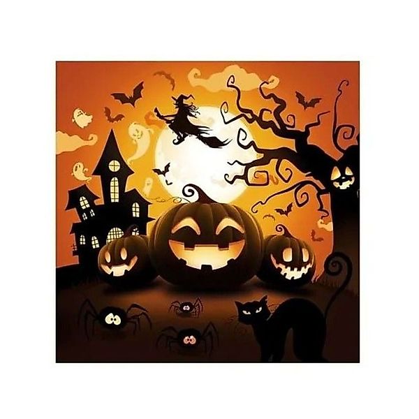 Fiestas Guirca Hängedekoration Halloween Servietten 'Kürbisse', günstig online kaufen