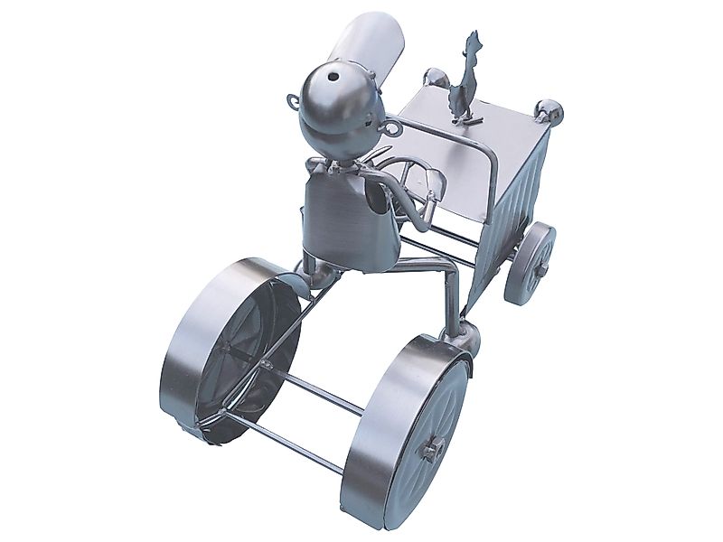 eXODA Weinflaschenhalter Traktor aus Metall, (1x günstig online kaufen