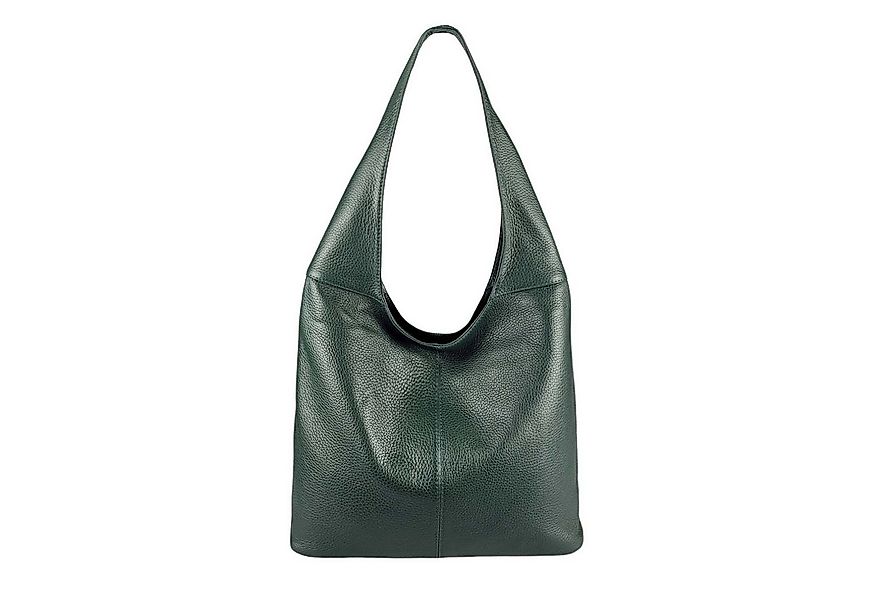 ITALYSHOP24 Shopper Made in Italy Damen echtes Leder Tasche Schultertasche günstig online kaufen