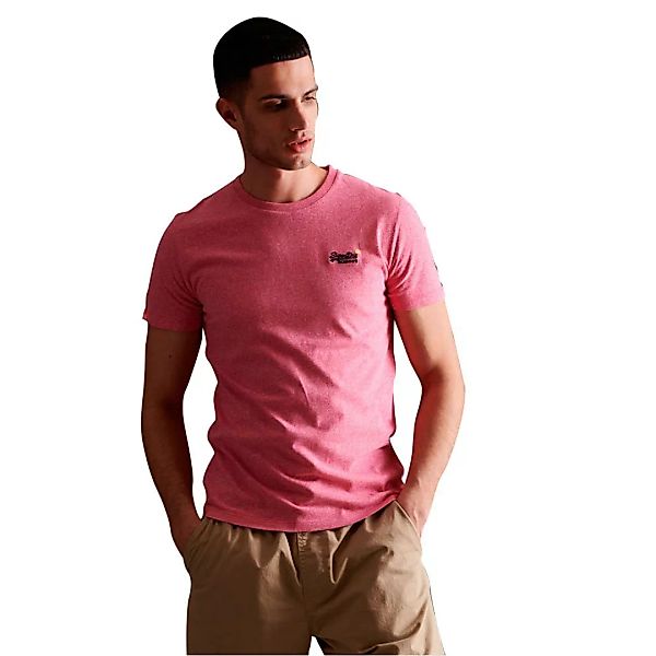 Superdry Orange Label Vintage Embroidered Kurzarm T-shirt XS Pink Grit günstig online kaufen