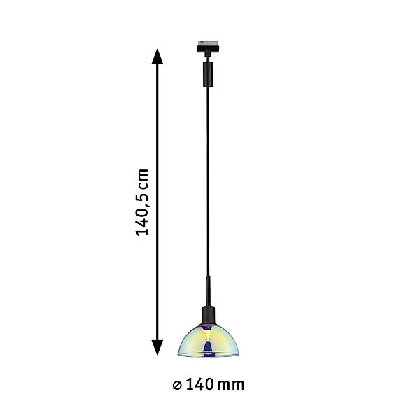 Paulmann Schienensystem-Leuchten »URail Pendel Sarrasani E14 max. 20W dimmb günstig online kaufen