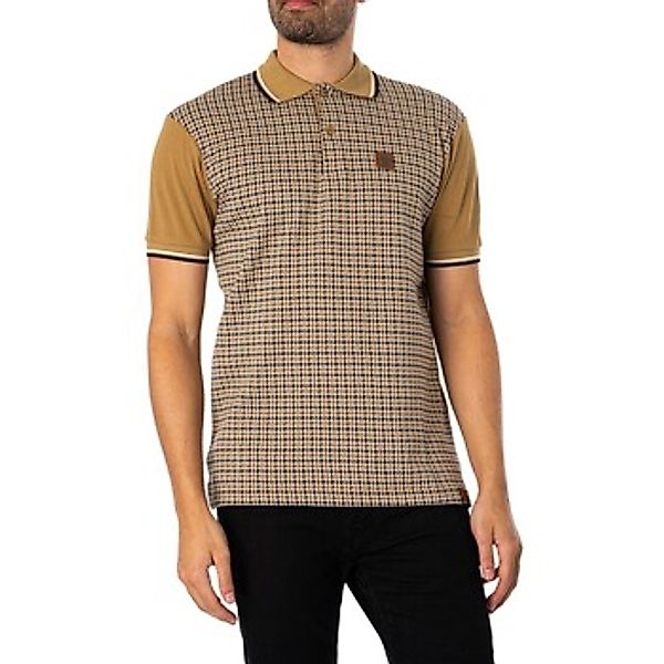Trojan  Poloshirt Poloshirt mit Jacquard-Hahnentrittmuster günstig online kaufen