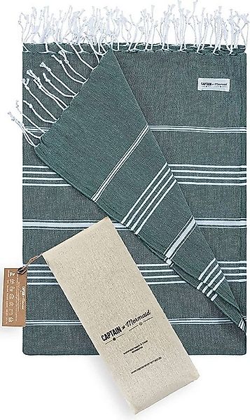 CAPTAIN and Mermaid Strandtuch Captain&Mermaid® Premium XXL Strandtuch 100% günstig online kaufen