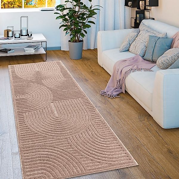 Paco Home Teppich »Livorno 674«, rechteckig, 14 mm Höhe, Uni Farben, modern günstig online kaufen
