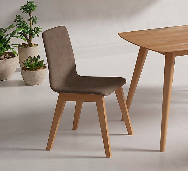 Home affaire Stuhl "Sandy" () 2 Stk.mit verschiedenen Stuhlbeinfarben und F günstig online kaufen