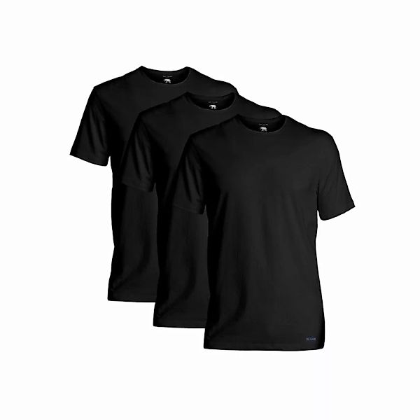TED BAKER Herren T-Shirt 3er Pack - Rundhals, Kurzarm, Cotton Stretch Schwa günstig online kaufen