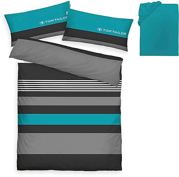 TOM TAILOR HOME Bettwäsche Carl in Gr. 135x200 oder 155x220 cm, Biber, 3 te günstig online kaufen