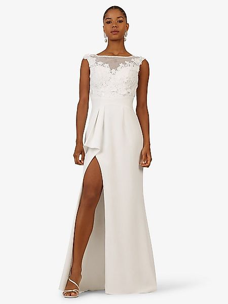 Kraimod Abendkleid mit floraler Spitze und Beinschlitz günstig online kaufen