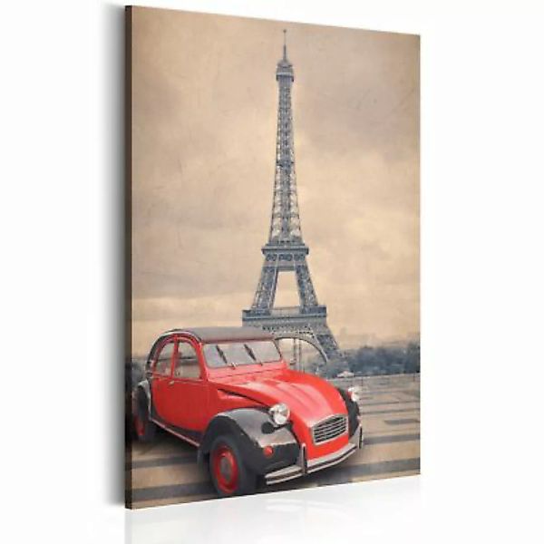 artgeist Wandbild Retro Paris mehrfarbig Gr. 40 x 60 günstig online kaufen