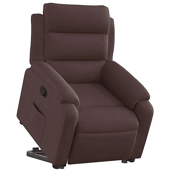 vidaXL Relaxsessel mit Aufstehhilfe Dunkelbraun Stoff 3204985 günstig online kaufen