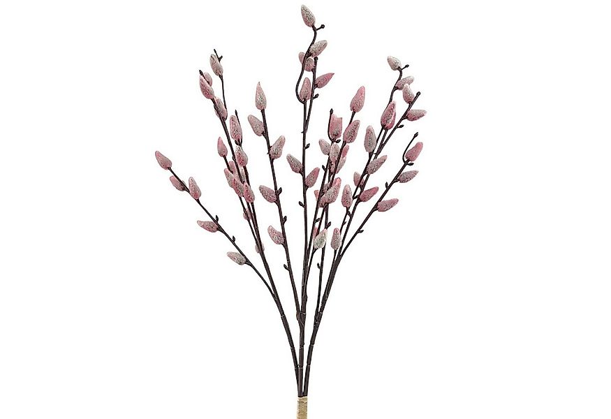 Kunstzweig Künstlicher Weidenkätzchen-Bund 53cm. Palmkätzchen Osterdeko Pin günstig online kaufen