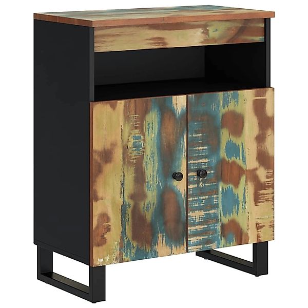 vidaXL Sideboard mit 2 Türen 60x33x75 cm Altholz Massiv 352915 günstig online kaufen