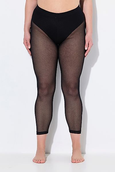 Ulla Popken Feinstrumpfhose Strumpf-Leggings Mesh knöchellang günstig online kaufen
