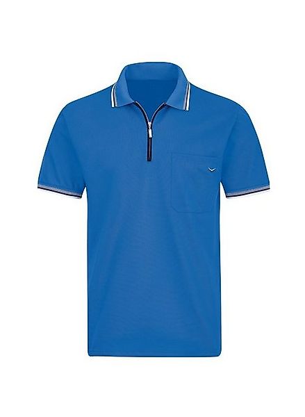 Trigema Poloshirt TRIGEMA Poloshirt mit Reißverschluss (1-tlg) günstig online kaufen