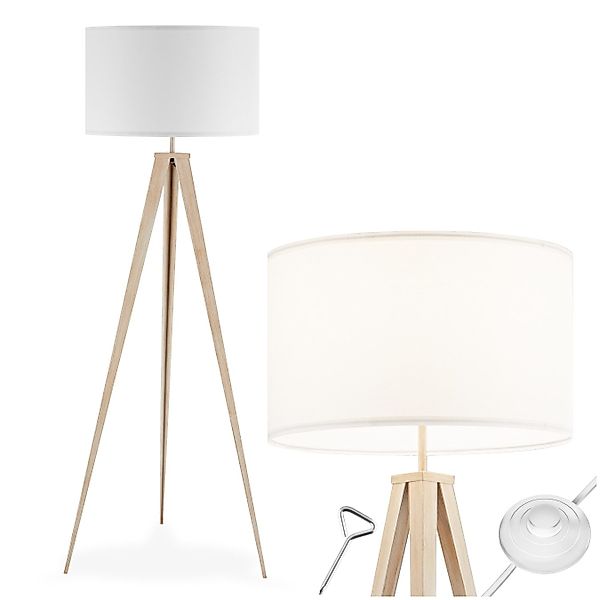 tectake Stehlampe Stehleuchte, Energiesparlampe, nicht relevant, günstig online kaufen