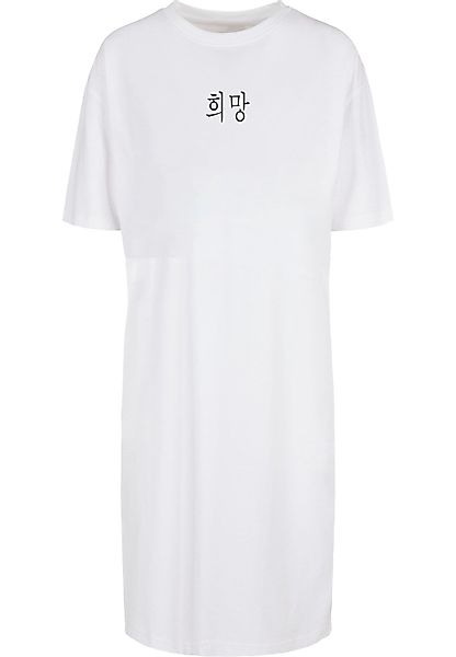 Merchcode Shirtkleid "Merchcode Damen Ladies K HOPE Oversized Slit Dress", günstig online kaufen