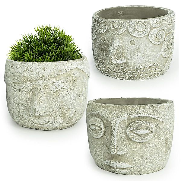 Macosa Home Blumentopf Deko Pflanztöpfe 3er günstig online kaufen