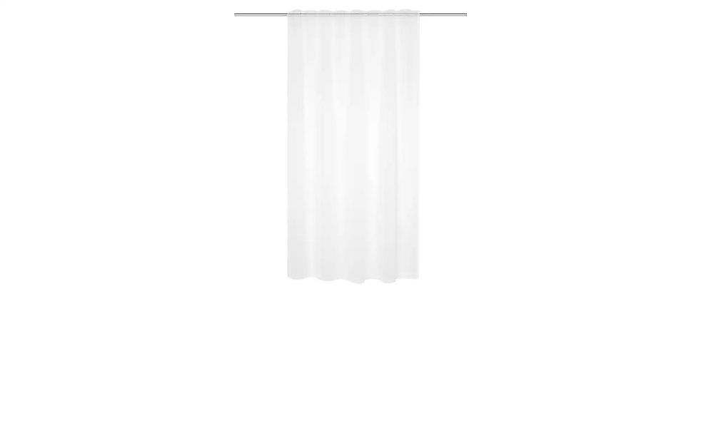 HOMEbasics Fertigschal   ¦ weiß ¦ Maße (cm): B: 140 H: 145 Gardinen & Rollo günstig online kaufen