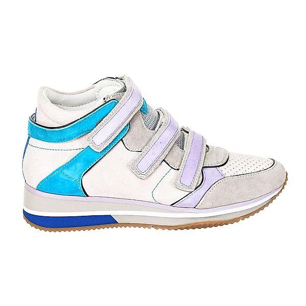 Geox Damen Sneaker Mit Keilabsatz EU 36 White / Grey / Multicolor günstig online kaufen