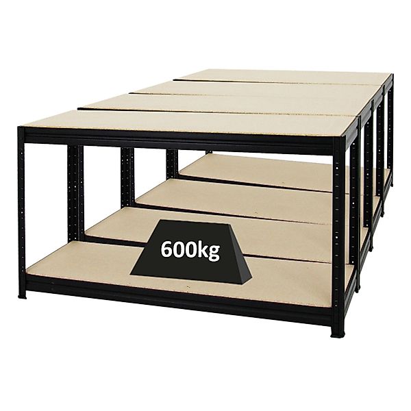 PROREGAL Mega Deal 4x Höhenverstellbare Werkbank Dino HxBxT 90 x 160 x 60 c günstig online kaufen