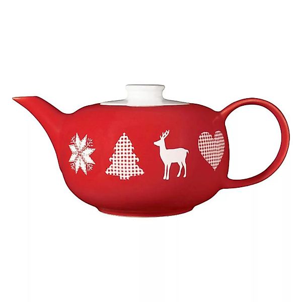 Friesland Happymix Weihnachten Rot Teekanne 1,0 L günstig online kaufen