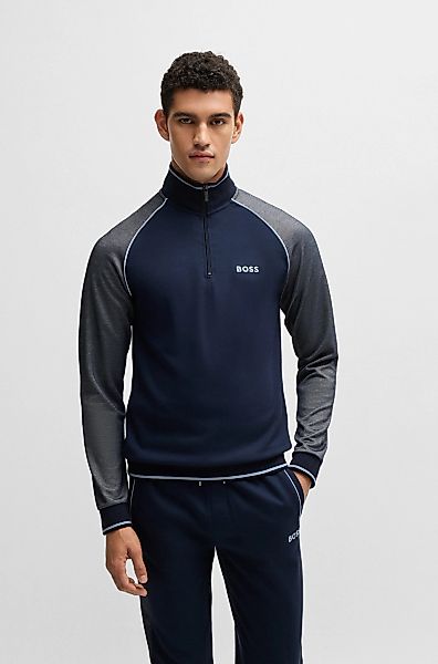 BOSS Sweatshirt "Tracksuit 1/4 Jacket" günstig online kaufen