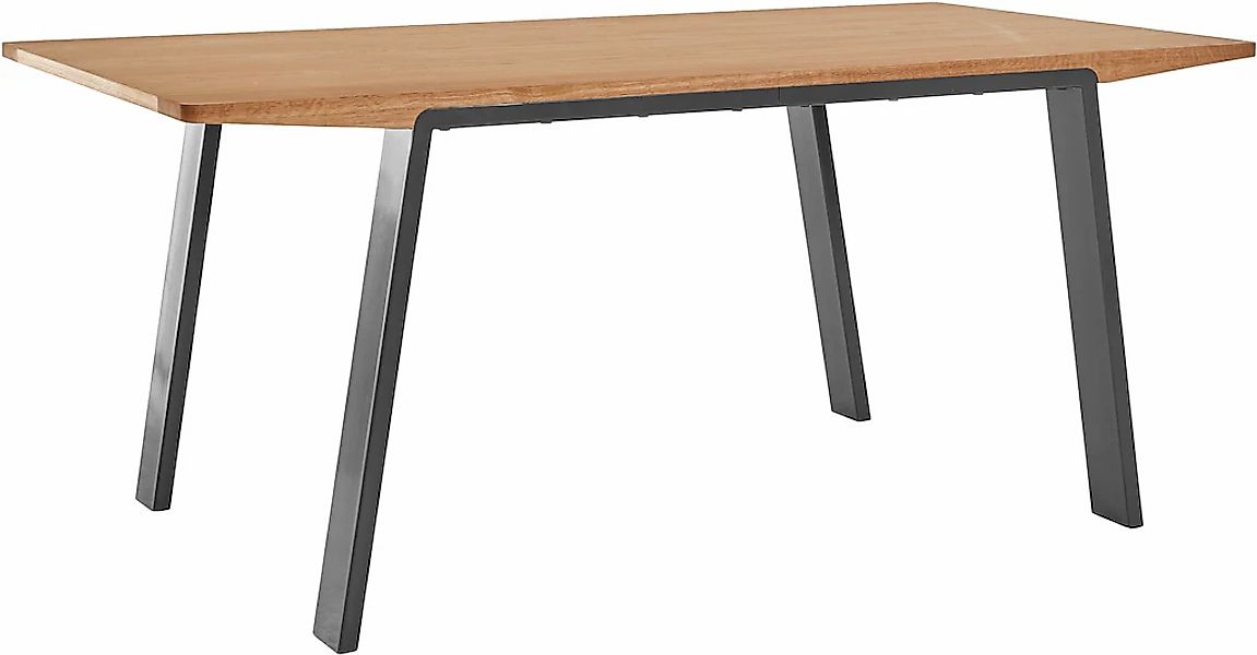 OTTO products Esstisch "Flemming", Massivholz Eiche, 175 cm oder 225 cm, el günstig online kaufen