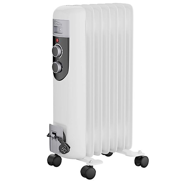 TroniTechnik Heizgerät Ölradiator Mobile Elektroheizung 7 Rippen, 1500Watt, günstig online kaufen
