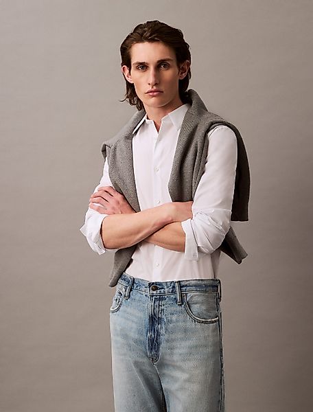 Calvin Klein Langarmhemd slim fit, in günstig online kaufen