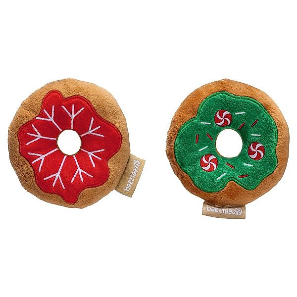 Beeztees Tierkuscheltier Hundespielzeug Xmas Donuts Plüsch günstig online kaufen