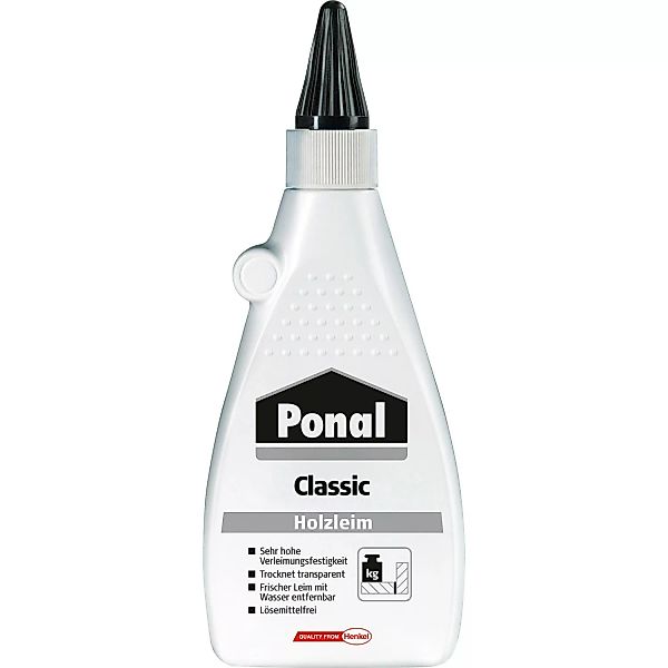 Ponal Holzleim Classic wasserbasierter Weißleim Transparent 550g günstig online kaufen