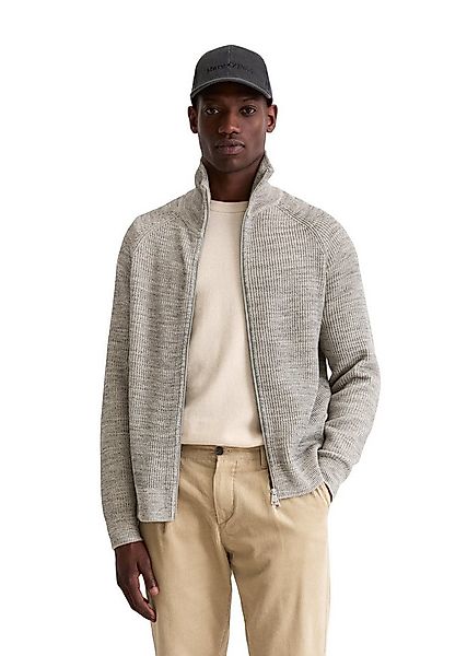 Marc O'Polo Cardigan aus Baumwoll-Schurwoll-Mix günstig online kaufen