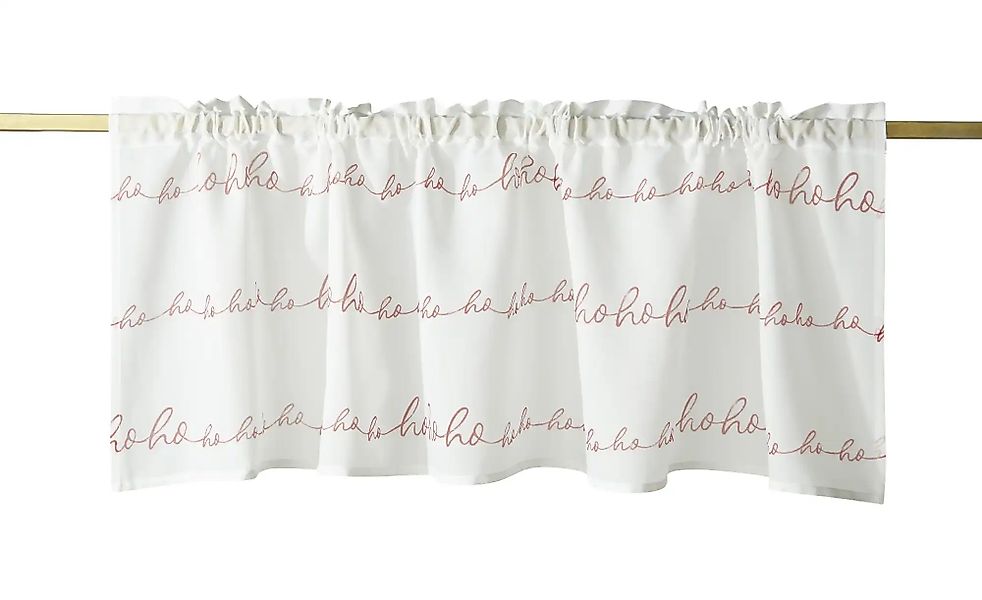 Bistrogardine  Hohoho ¦ weiß ¦ Synthetik ¦ Maße (cm): B: 45 Weihnachten - H günstig online kaufen