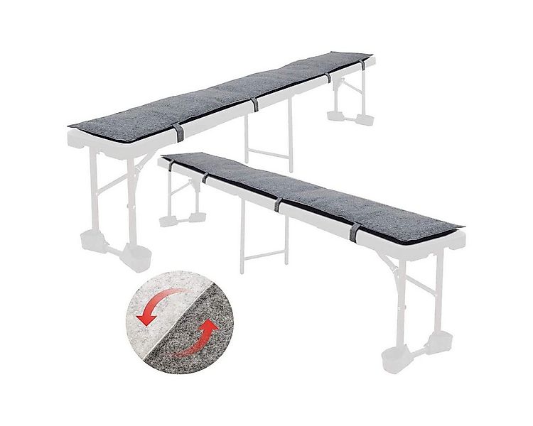 DuneDesign Bankauflage 2er Set 180 x 28 x 2 cm Filz Bierbankauflage - Sitza günstig online kaufen